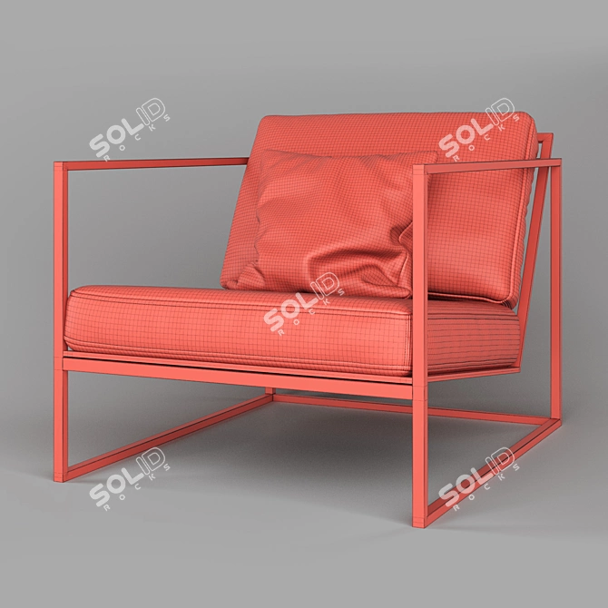 Scandi Loft Chair - Nordwood 3D model image 3