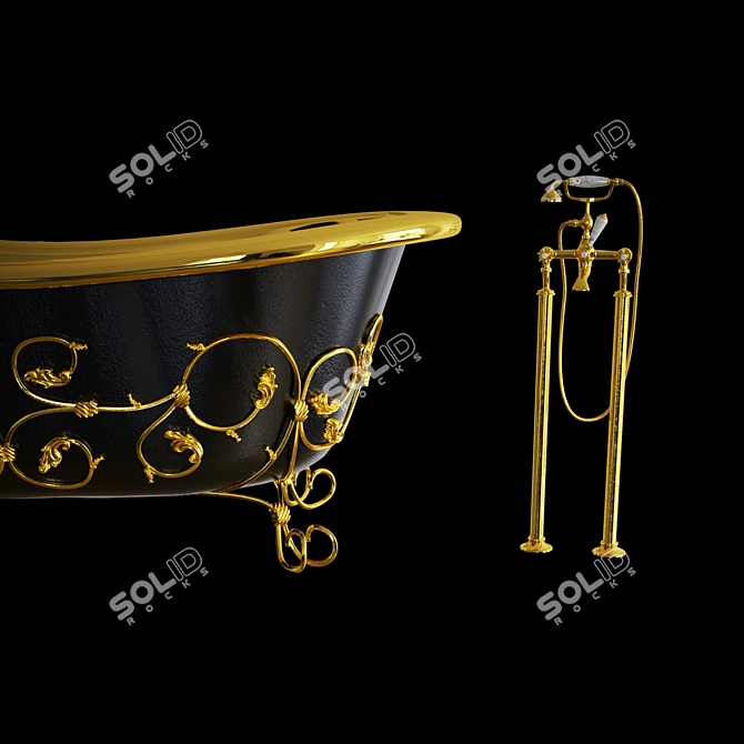 3D Bathroom Model - High Quality Design 3D model image 2