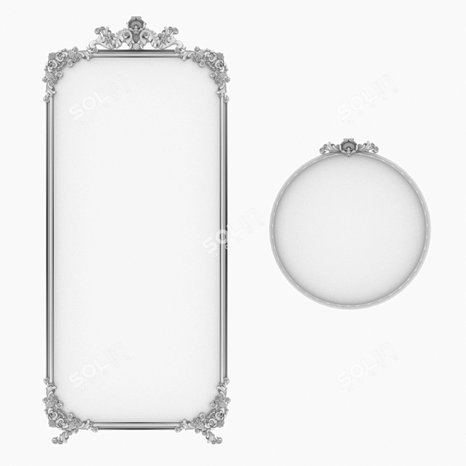 3D Mirror with Stunning Details 3D model image 2