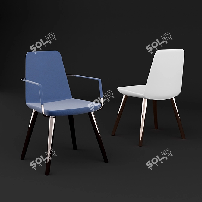 TurboSmooth 4-Piece Pera Set 3D model image 1