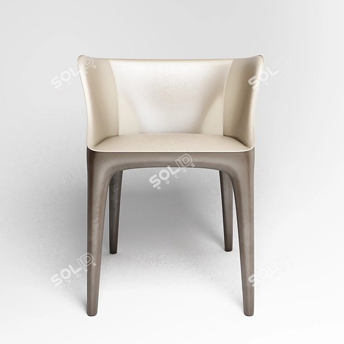 Elegant Diana Chair: Giorgetti 3D model image 2