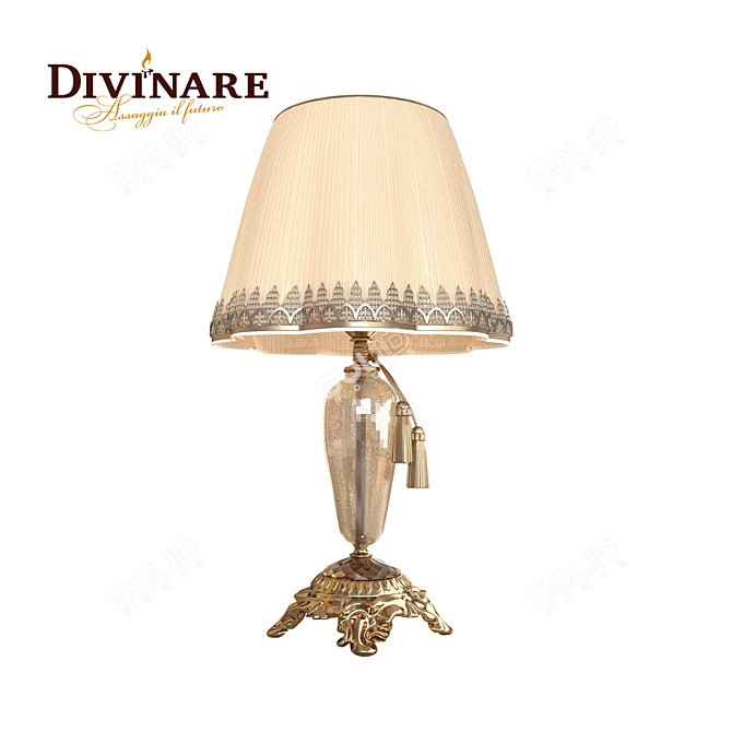 Title: Divinare Laura 5123Q01 TL-1 Table Lamp 3D model image 1