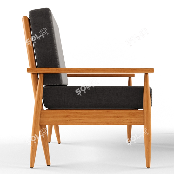 Cosy Outdoor Seating: Garden Chair 3D model image 3