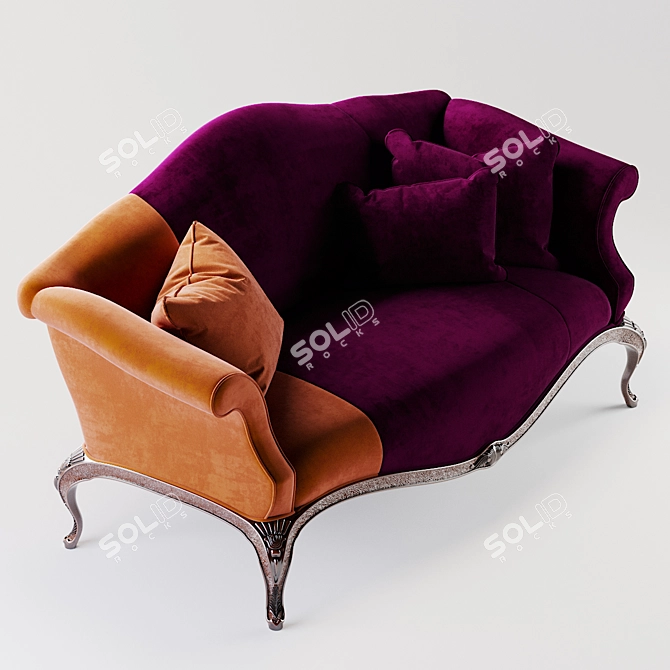 Regal King George III Settee 3D model image 2