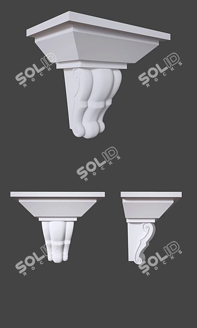 Classic Plaster - Traditional Design 3D model image 2