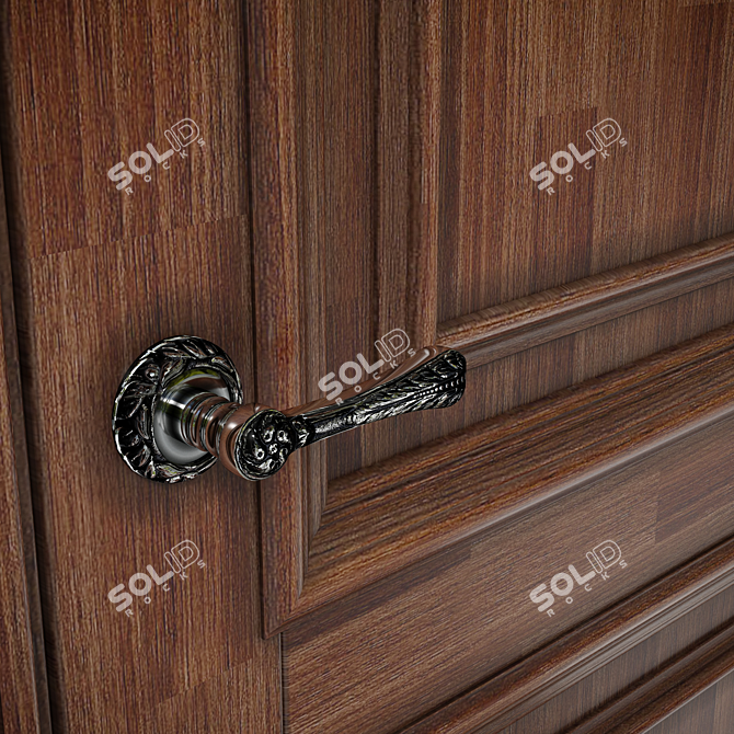 Gracia: Elegant and Versatile Interior Door 3D model image 2