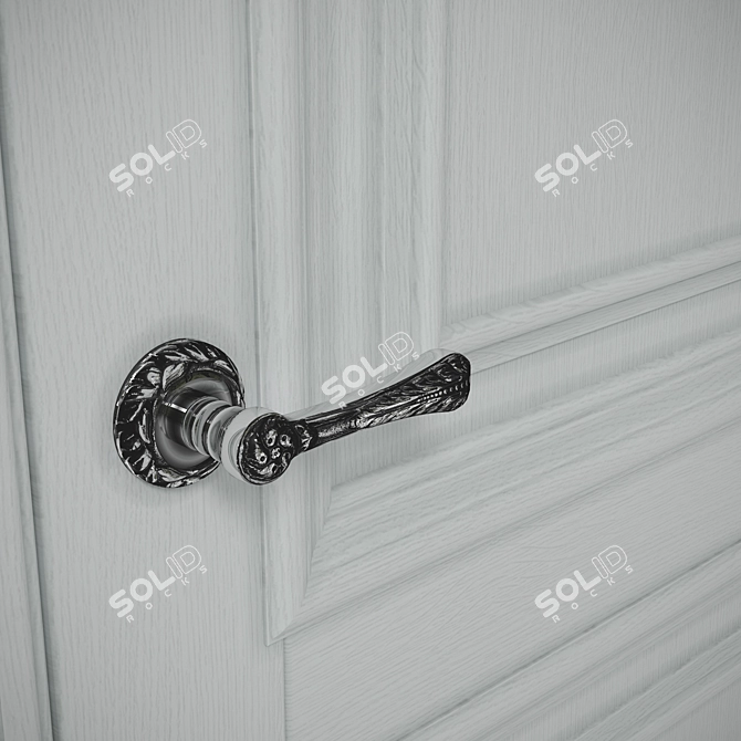 Gracia: Elegant and Versatile Interior Door 3D model image 3