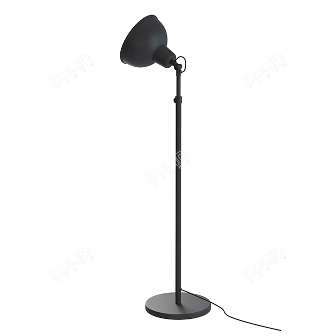 Contemporary IKEA SKURUP Floor Lamp 3D model image 2