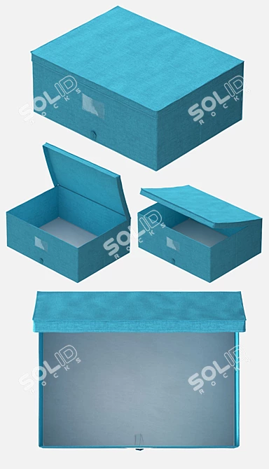 Modern Storage Box Set 3D model image 2