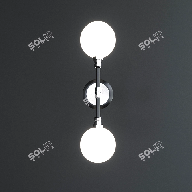 Andromeda B4822 Pendant Light 3D model image 1