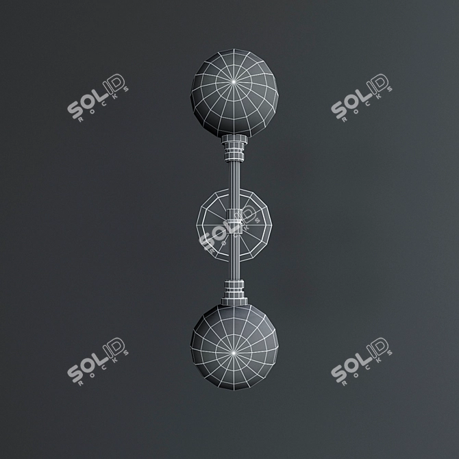 Andromeda B4822 Pendant Light 3D model image 2