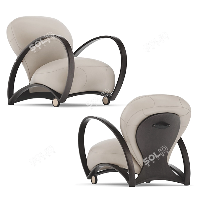Giorgetti Branca: Sleek and Stylish 3D model image 2