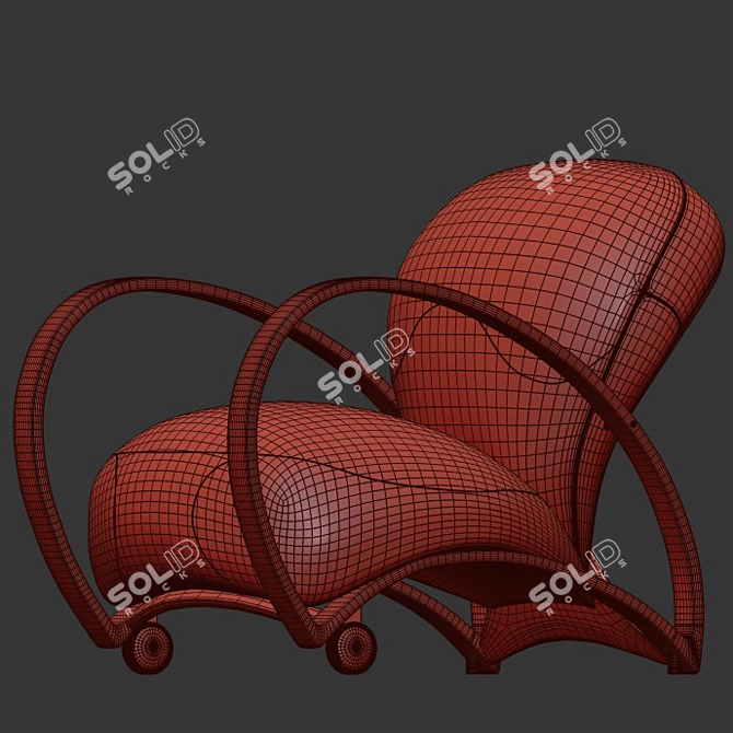 Giorgetti Branca: Sleek and Stylish 3D model image 3