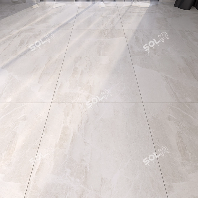 Luxury Marble Floor Tiles 3D model image 1