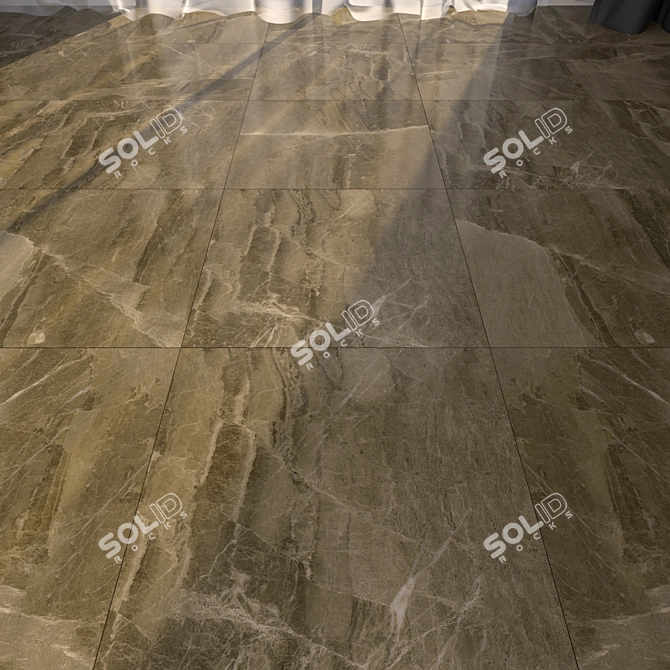 Luxury Marble Floor Tiles 3D model image 1