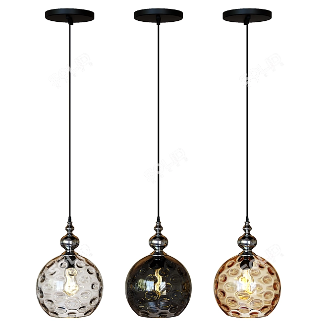 Vintage-inspired Pendant Lamp 3D model image 2