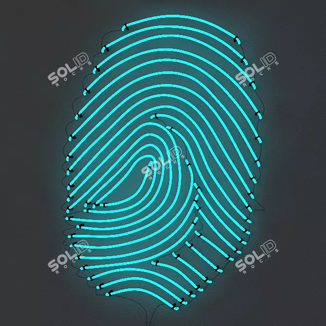 GlowPrint: Illuminated Fingerprint Fun 3D model image 1