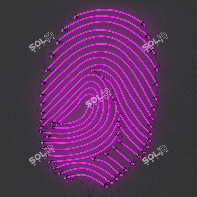 GlowPrint: Illuminated Fingerprint Fun 3D model image 2