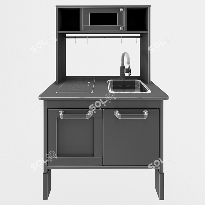 Junior Chef's Dream Kitchen 3D model image 3