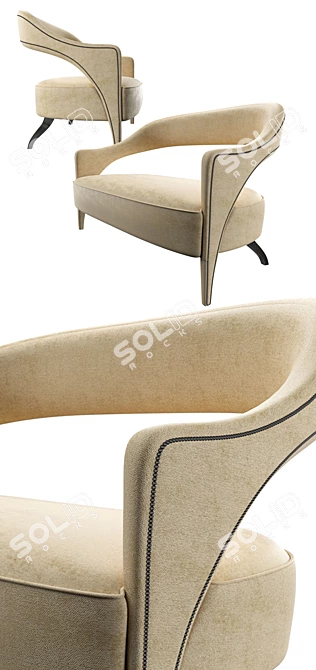 Brabbu Tellus Sofa: Strong and Contemporary Design 3D model image 2