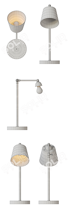 MW-Light Town Desk Lamp 3D model image 3