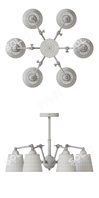 MW-Light Town Pendant Light 3D model image 3