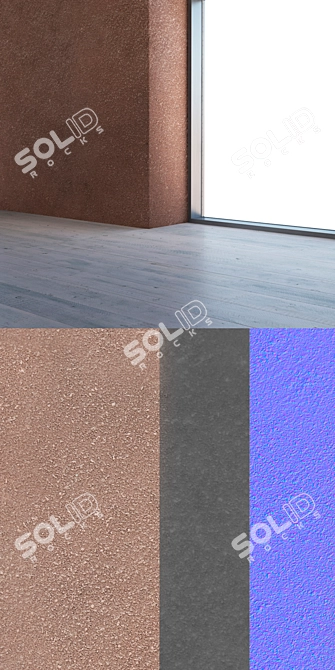 Title: Seamless 4K Plaster Texture 3D model image 3