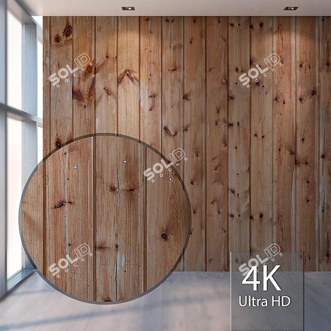 Title: 4K Seamless Tree Texture Kit 3D model image 1