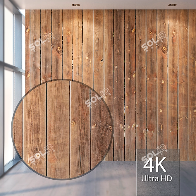 Seamless 4K Tree Texture 3D model image 1