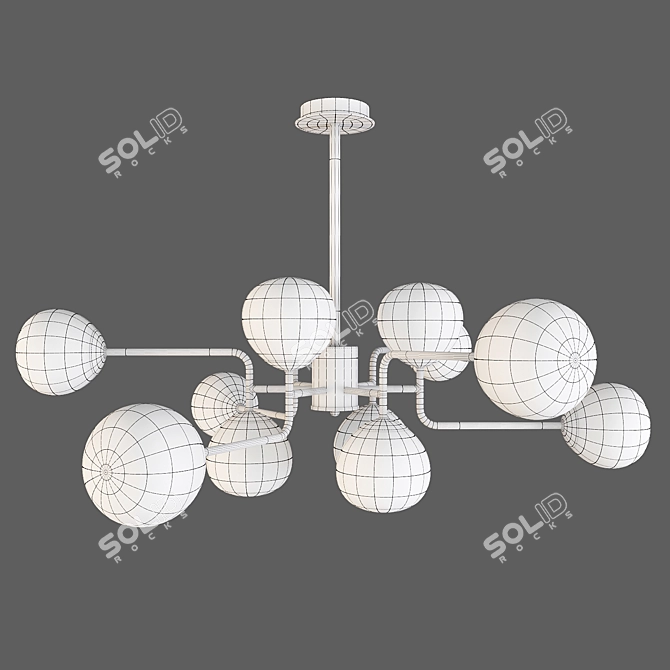 Maytoni Erich Pendant Lamp - MOD221-PL-12-G 3D model image 2