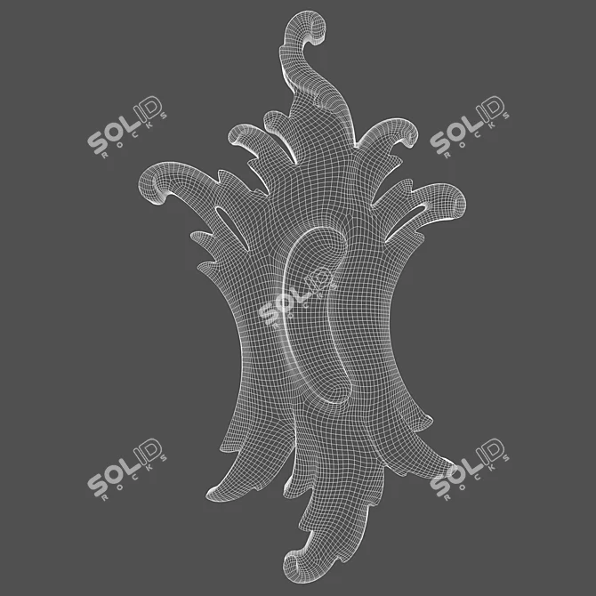 RODECOR 01002RC Cover Plate: Elegant Design 3D model image 3