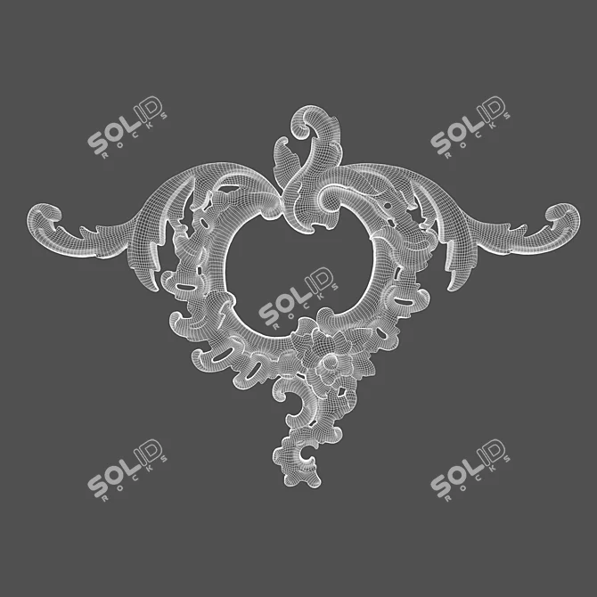 RODECOR 01005RC: Elegant Decorative Cover Plate 3D model image 3