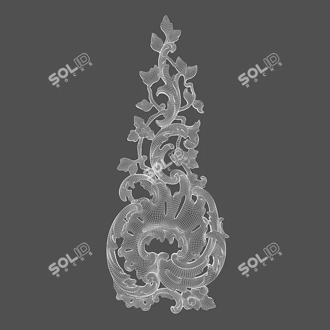 Title: RODECOR 01006RC Classic Cover Plate 3D model image 3