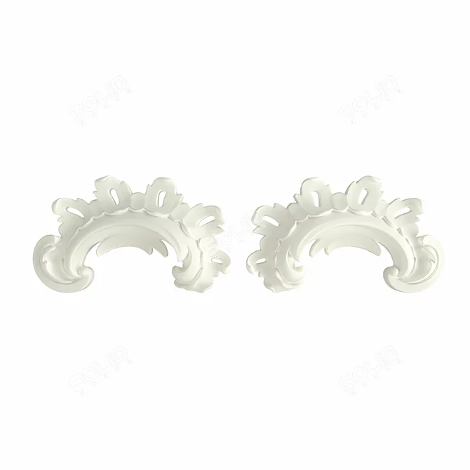 RODECOR 02002RC: Exquisite Polymeric Gypsum Decor 3D model image 2