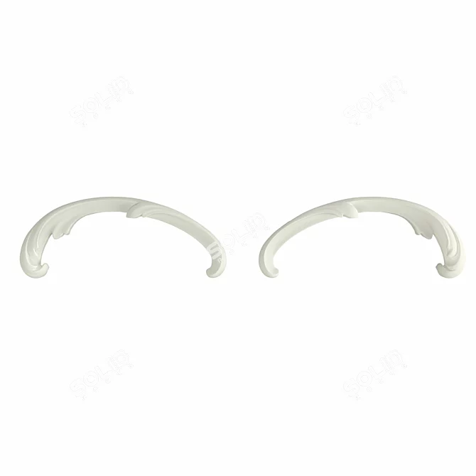 RODECOR 02006RC: Exquisite Polymer Gypsum Decor 3D model image 2