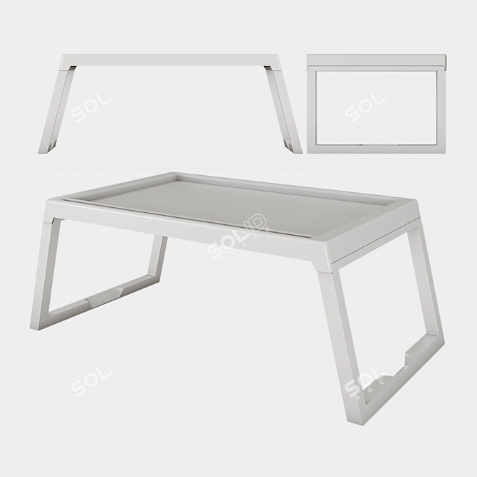 Compact and Versatile CLIPSK IKEA Table 3D model image 1