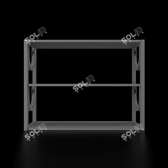 Sleek Storage Solution: Fogia Arch Bookshelf 3D model image 2