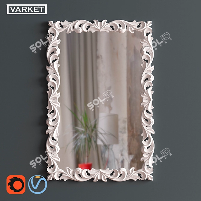 Vivo Reflective Mirror Collection 3D model image 1