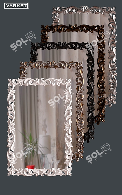 Vivo Reflective Mirror Collection 3D model image 2