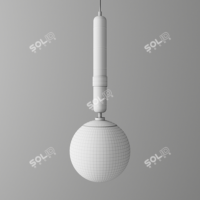 Elegant Mitzi Brielle Pendant 3D model image 3