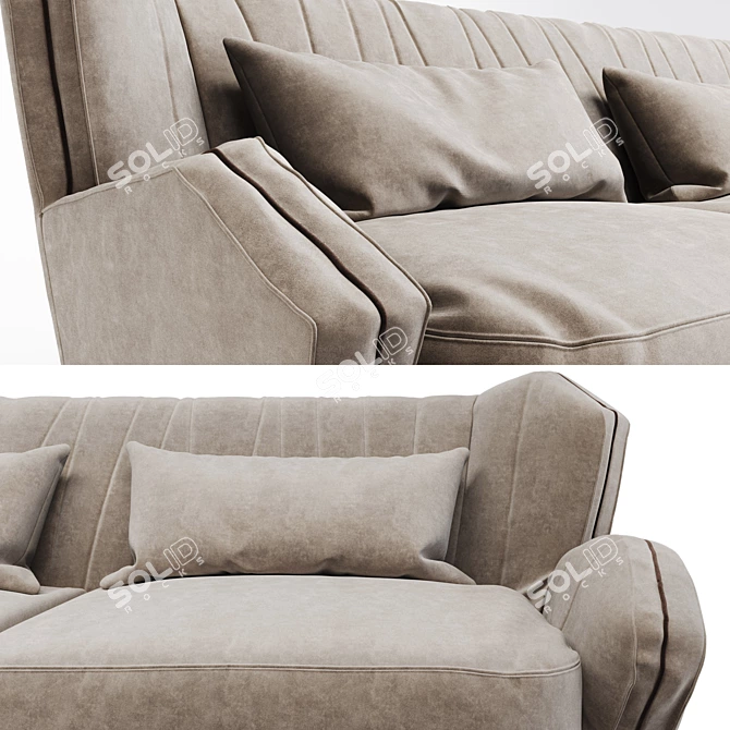 Hemingway Sofa: Luxurious Elegance by Visionnaire 3D model image 2