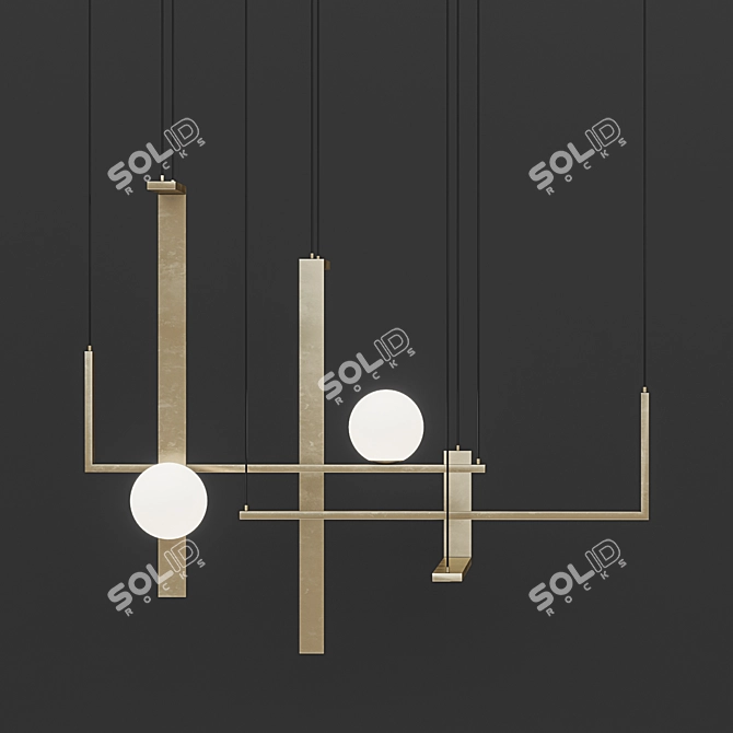 Venicem Less 5 Suspension Sofa 3D model image 1