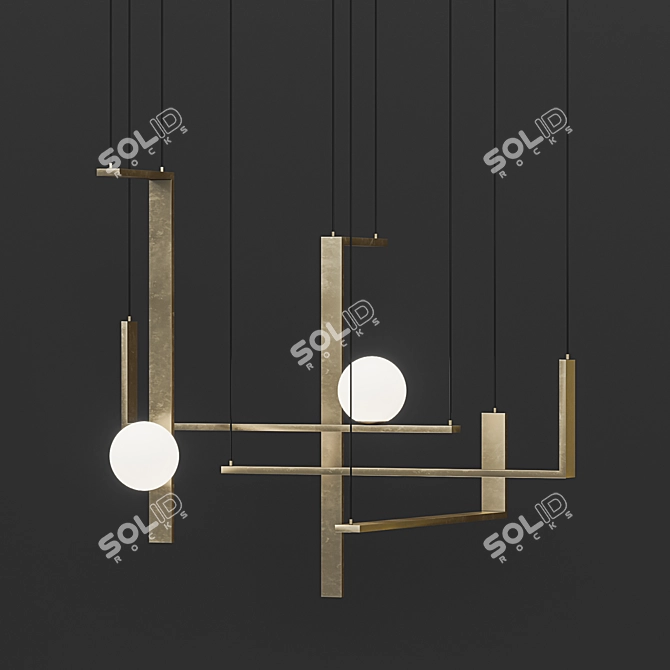 Venicem Less 5 Suspension Sofa 3D model image 2