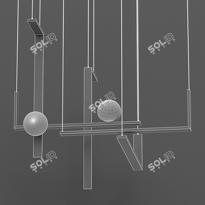 Venicem Less 5 Suspension Sofa 3D model image 3