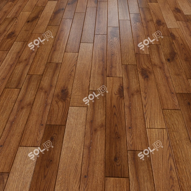 Country Collection: Global Parquet Engineered Flooring 3D model image 1