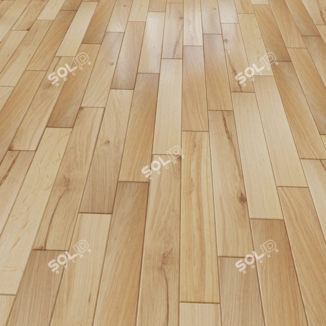 Country Collection: Global Parquet Engineered Flooring 3D model image 2