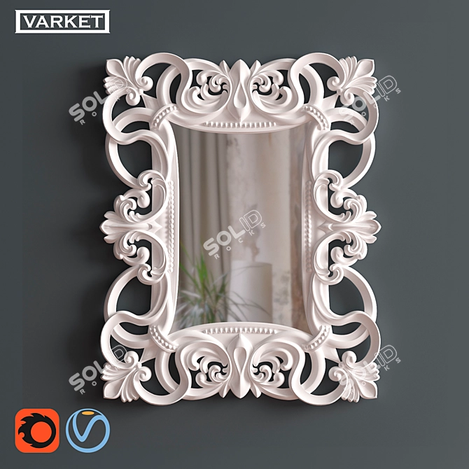 Classico Mirror: Classic Elegance for Your Home 3D model image 1