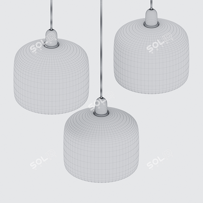 Modern Amp Table Lamp 3D model image 2