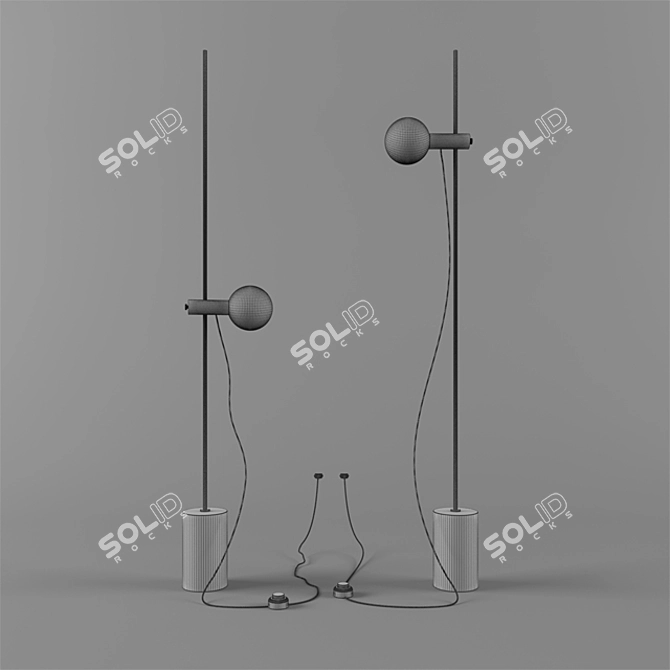 Revolve: Modern Floor Lamp by Bolia 3D model image 2