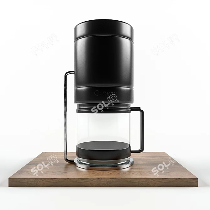 Elegant Brew: Pristine Coffee Excellence 3D model image 1